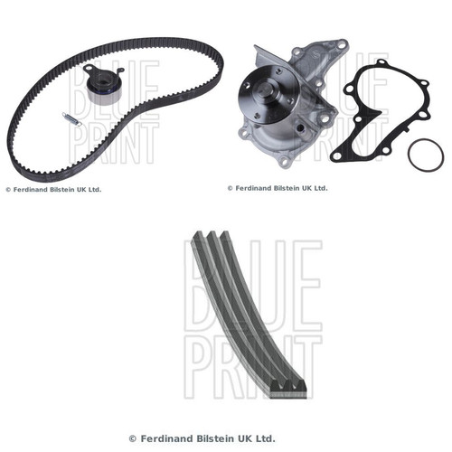 Blue print timing belt - blue,