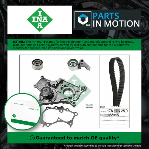 Timing belt water pump kit - &,